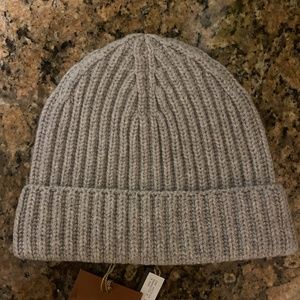 NWT Loro Piana Cashmere Knit Hat (Maglia Inglese)